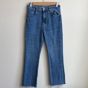 Zara Straight Leg Blue Jeans
